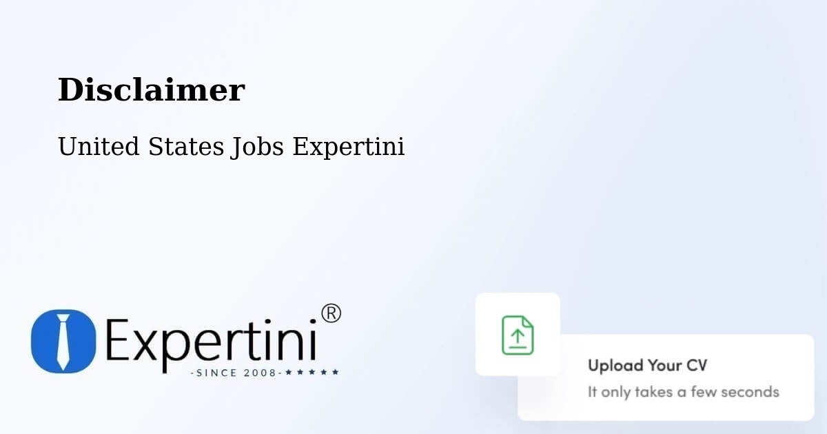 Disclaimer – Claypool - United States Jobs Expertini